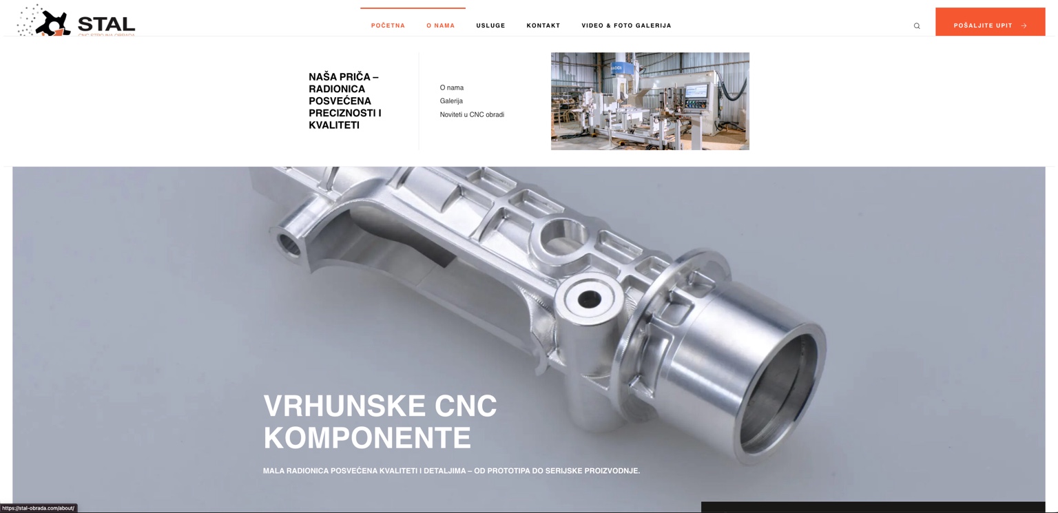 STAL Obrada CNC obrada metala